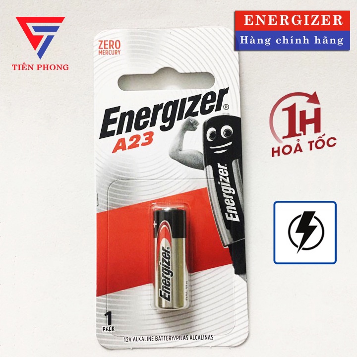 Pin A23 Energizer 12V Alkaline  chính hãng cho pin cửa cuốn