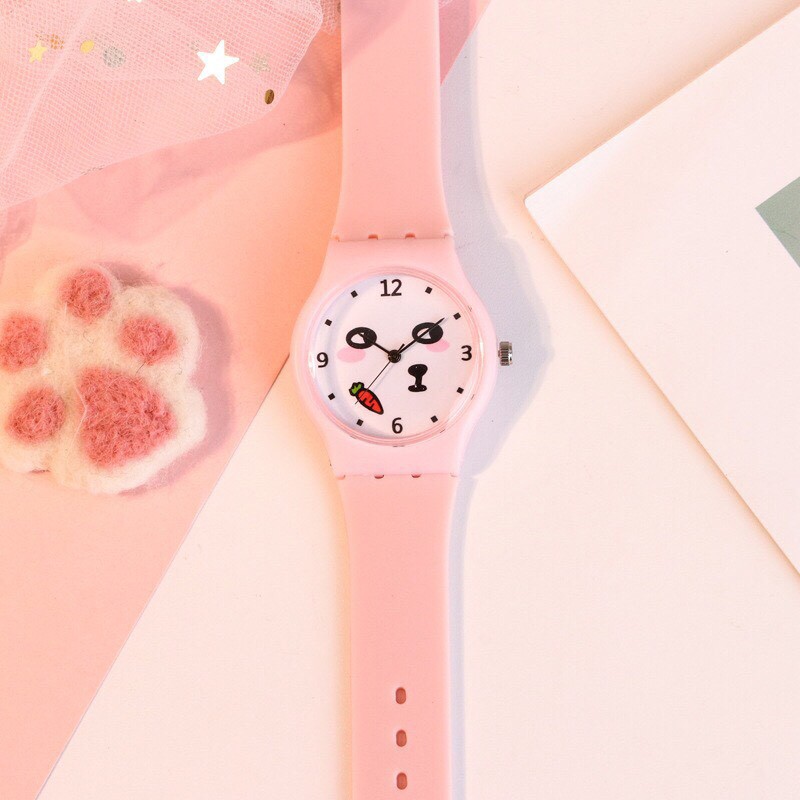 Đồng hồ thời trang nam nữ Ulzzang nhiều màu cá tính Trqq479