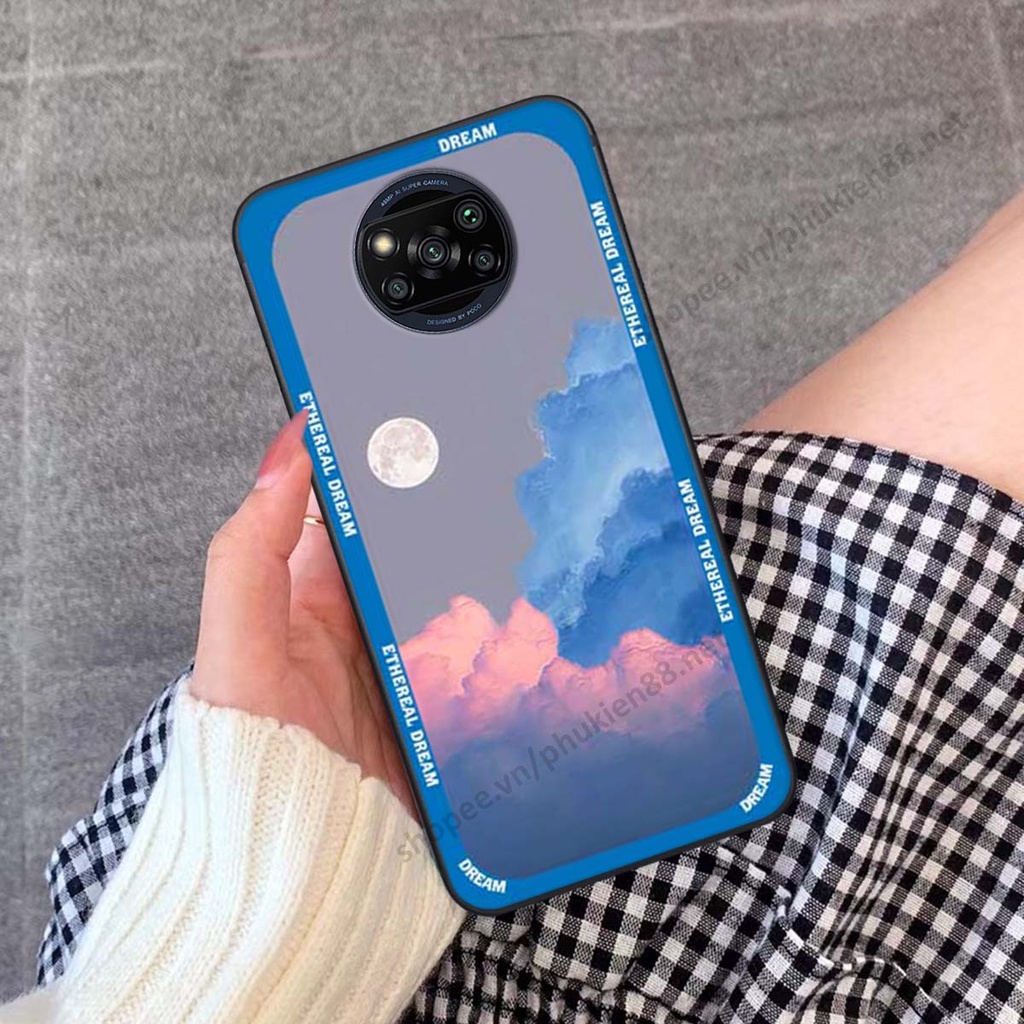 Ốp Xiaomi Poco X3 / Poco X3 Pro hình vũ trụ, mountain, cloud phong cách cá tính