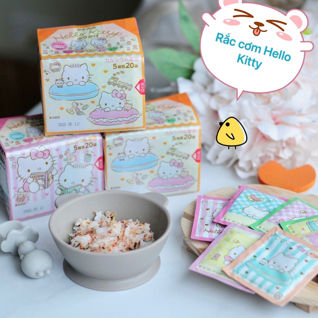 Gia Vị Rắc Cơm Hello Kitty Nhật Bản Thơm Ngon Tiện Lợi Kích Thích Vị Giác