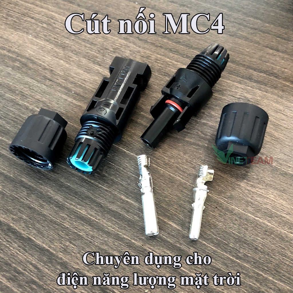 Jack kết nối MC4 cút nối chuyên dụng cho cáp năng lượng mặt trời