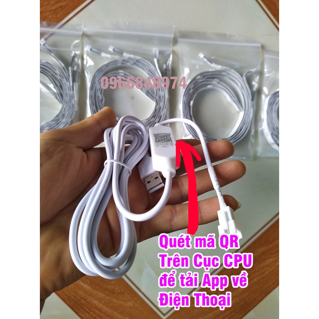 Bộ Đèn LED Pháo Hoa Nháy Theo Nhạc Cực Đẹp Trang Trí Hội Trại Hè ARGB WS2812B WS2811- Đèn Trang Trí Noel