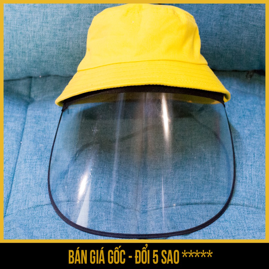 Mũ nón BUCKET đen TRƠN chống dịch, chống bụi, chống nắng cho người lớn - Săn Nón Đẹp