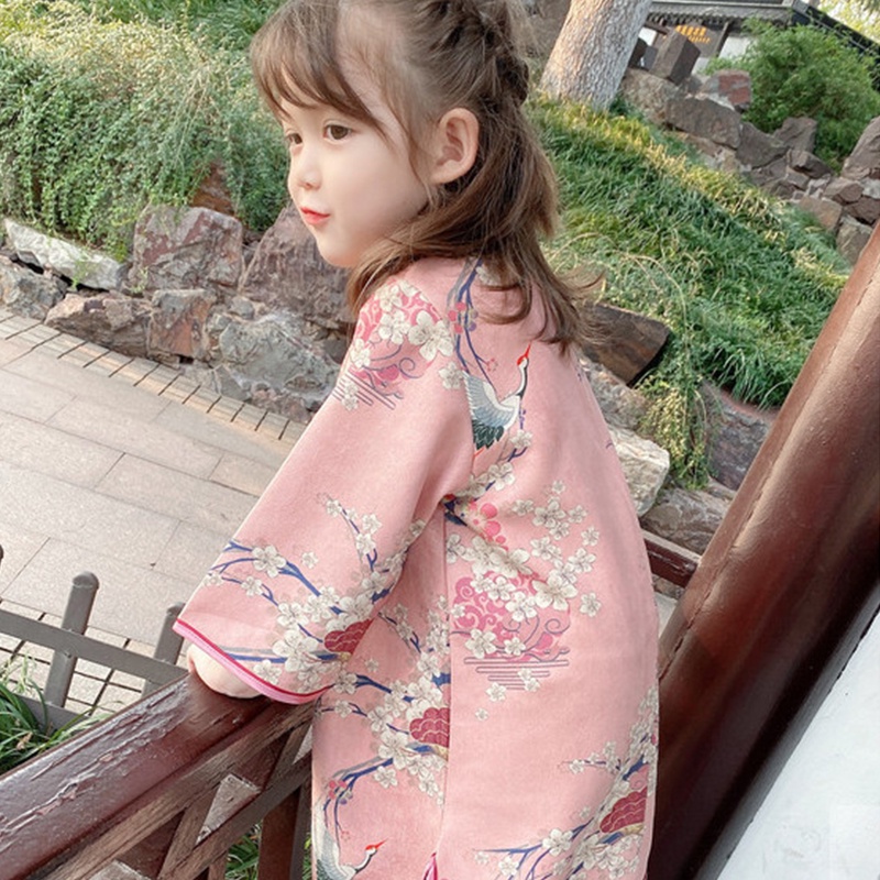 Đầm Sườn Xám Hóa Trang Công Chúa Hoạt Hình Dễ Thương Cho Bé Gái