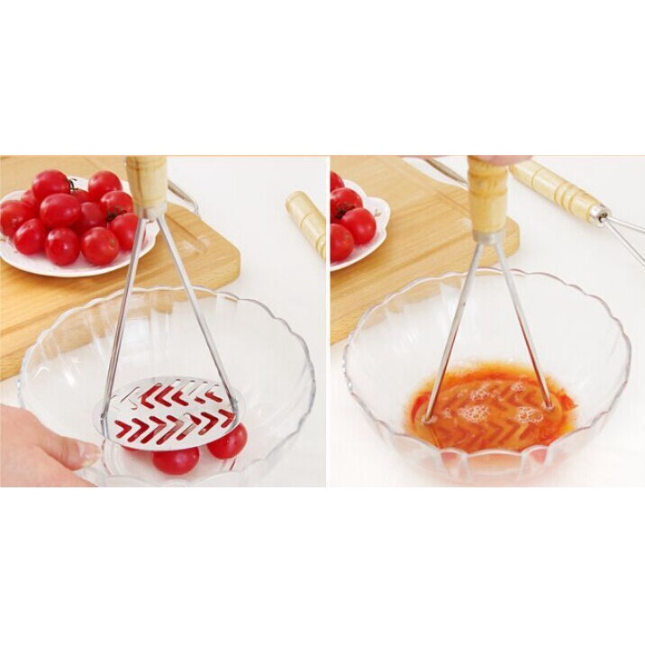 Dụng Cụ Nghiền Khoai Tây, Khoai Củ Bằng Thép Không Gỉ Đa Năng