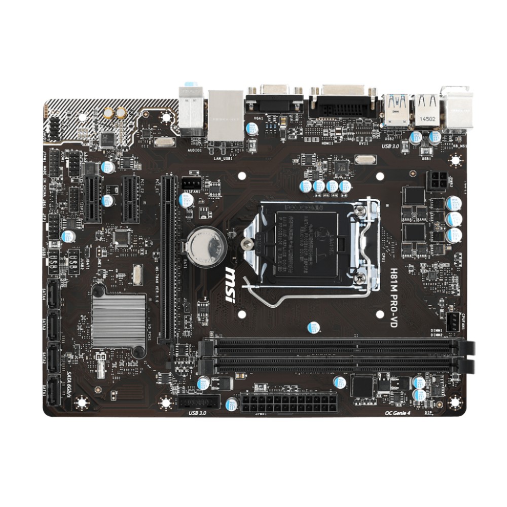 Mainboard MSI H81M PRO-VD Plus - H81m-E33 SK 1150 - DDR3 CHUYÊN GAME BẢO HÀNH 36 THÁNG