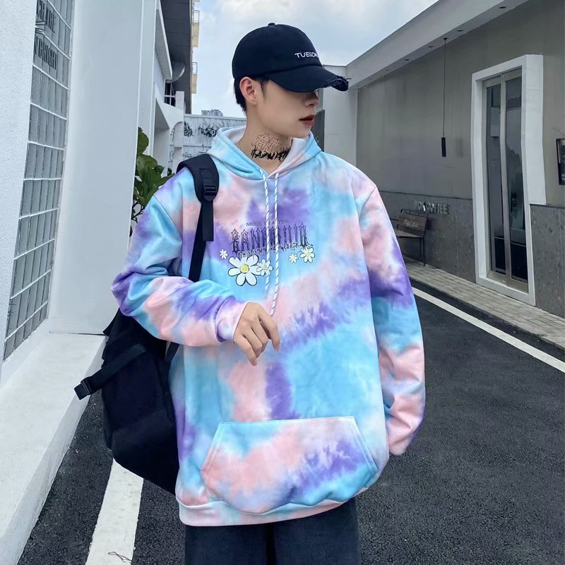 Korean Fashion Men's Hoodie Long Sleeve Hoodie 4 Colors Optional Size M-5XL