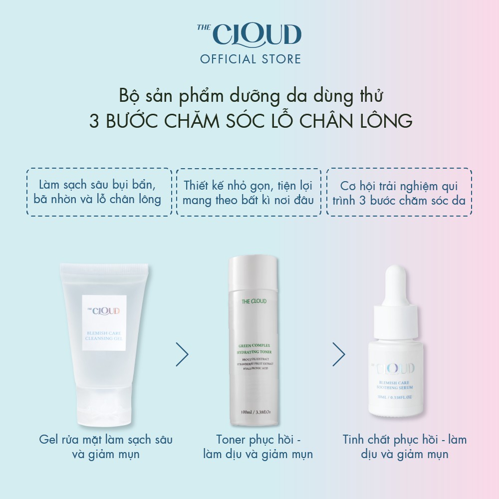 Bộ sản phẩm chăm sóc da The Cloud | BigBuy360 - bigbuy360.vn