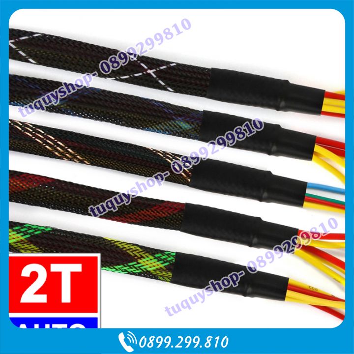 01 ỐNG GEN VẢI BỌC BẢO VỆ DÂY ĐIỆN CHỐNG RÁCH, CHỐNG XƯỚC CHỊU NHIỆT ĐỘ CAO SIÊU TIỆN ÍCH - TÙY CHỌN NHIỀU KÍCH CỠ