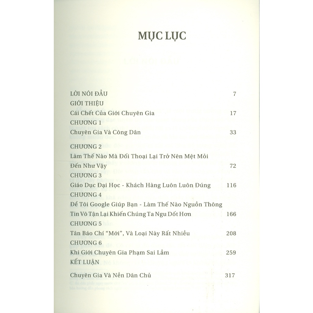 Sách - Cái Chết Của Giới Chuyên Gia