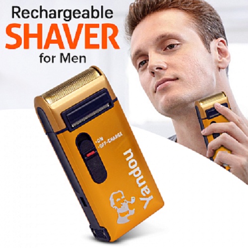 Máy cạo râu YANDOU - Máy cạo râu khô mini cầm tay nhỏ gọn sắc bén siêu bền có bán lẻ màn lưỡi thay thế