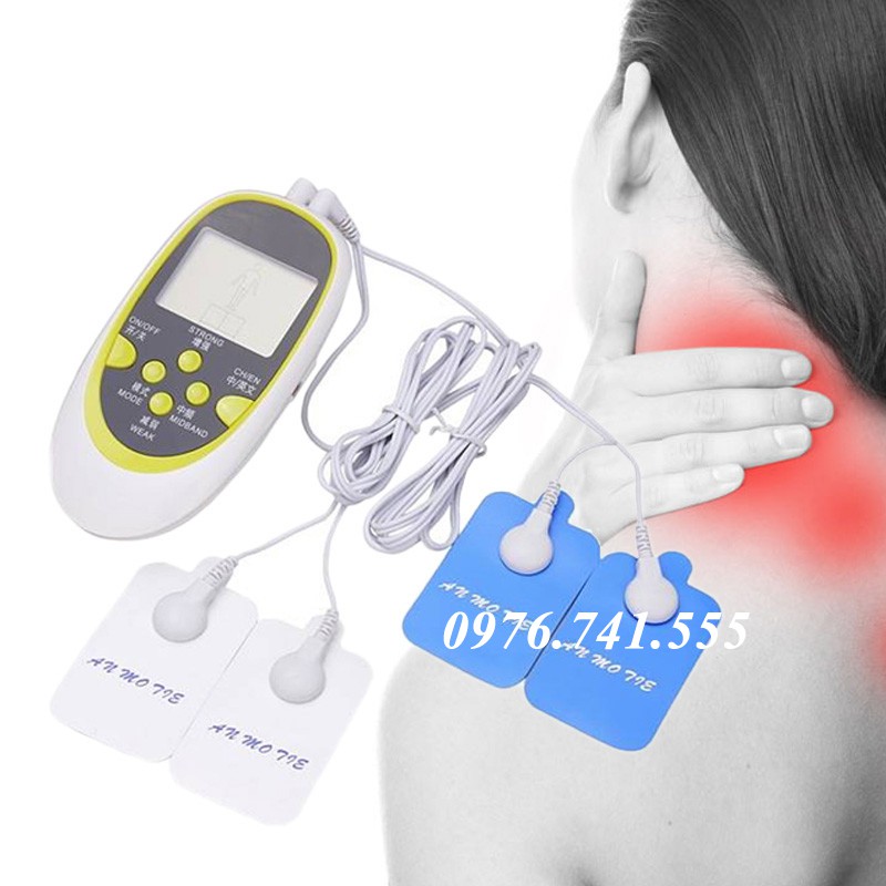 Máy massage trị liệu xung điện hồi phục chức năng vận động 8 miếng dán VT01