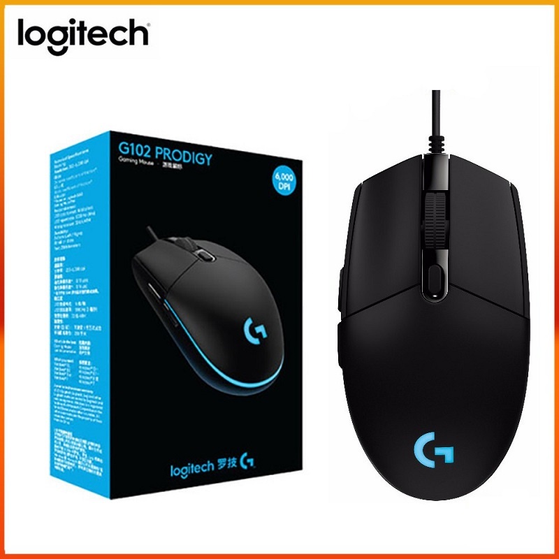 Bảo Hành 12 Tháng Chuột Máy Tính Gaming Logitech G102 RBG Độ Chính Xác Cao 8000DPI LED 7 Màu – 6 Nút – 8000 DP