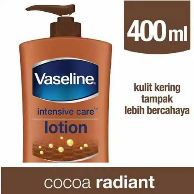 (Hàng Mới Về) Lotion Dưỡng Thể Vaseline Cocoa Radiant 400ml