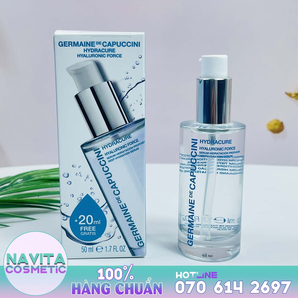 Tinh chất cấp nước Germaine De Capuccini Hydracure Hyaluronic Force 50ml