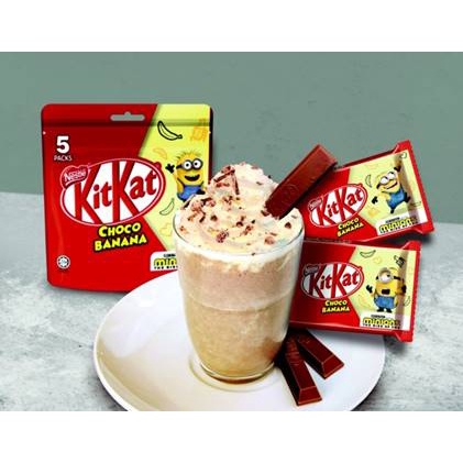 combo 10 thanh Socola Kitkat Minions Chuối 4f Thanh 35g