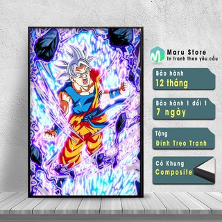 Tranh Songoku Cực Ngầu Dùng Làm Trang Trí Căn Phòng