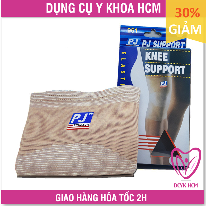 ⚡Now+Grab⚡| Băng Thun Bảo Vệ Đầu Gối Co Giãn 4 Chiều: PJ-951 (Bó Gối PJ 951) (Hàng Thật - Chính Hãng PJ) - GK0117