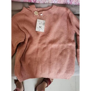 (Có sẵn) Áo len lệch vai
