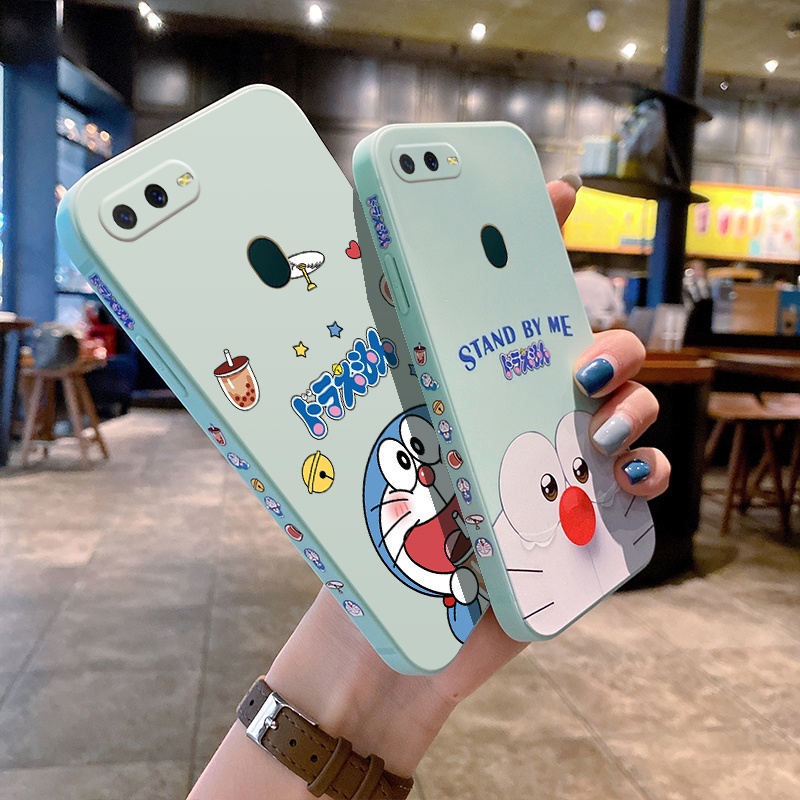 Ốp Điện Thoại Dẻo Họa Tiết Doremon Pikachu Dễ Thương Cho Oppo A5s Oppo F9 Oppo F9 Pro A12 Oppo A7