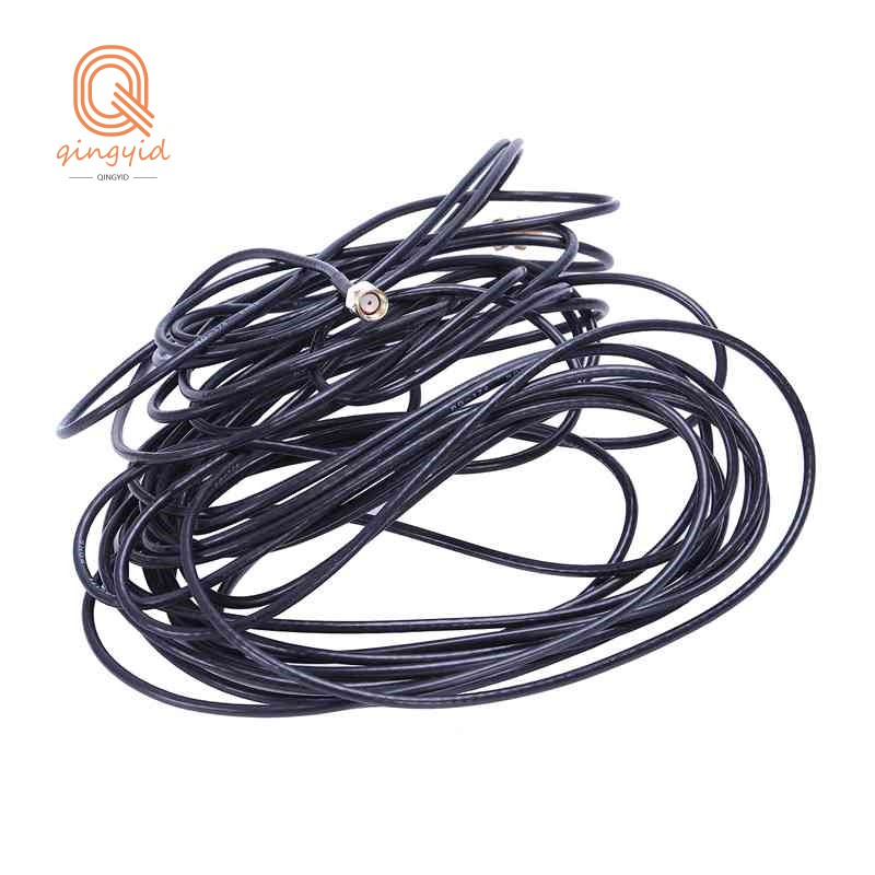 Cáp nối dài anten kết nối wifi chuyển đổi RP-SMA màu đen