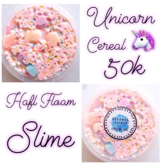 Slime UNICORN CEREAL SIÊU THƠM