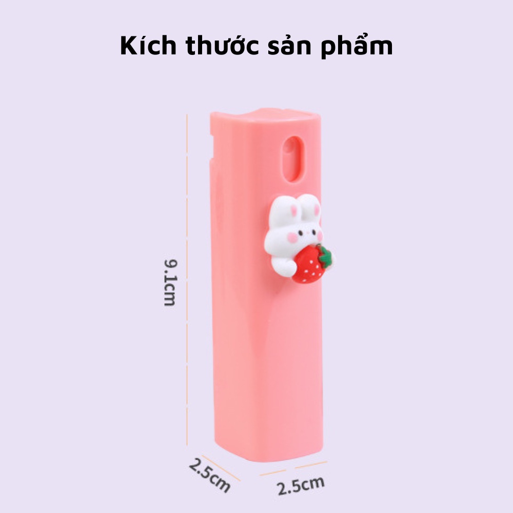 Chai xịt phun sương lọ xịt đa năng lọ chiết mỹ phẩm nước hoa dung dịch sát khuẩn họa tiết dễ thương