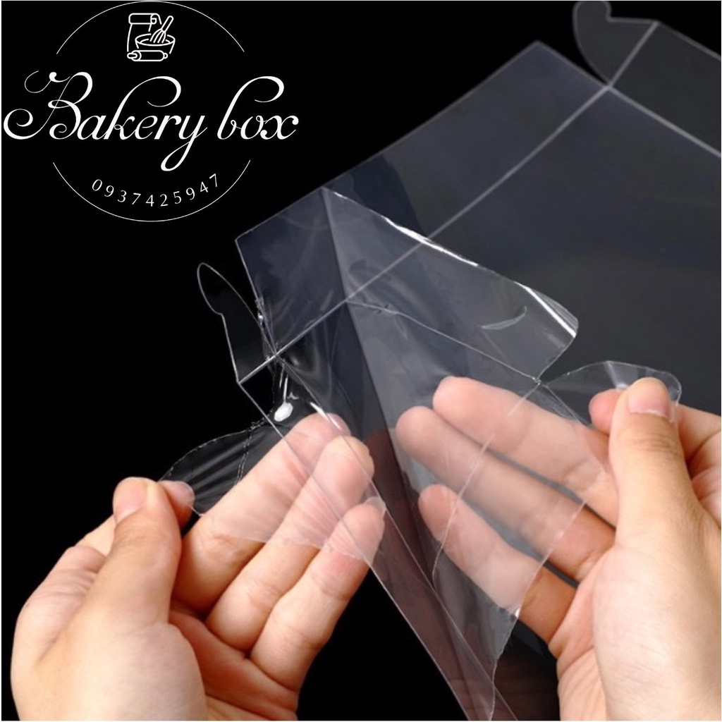 Hộp Đựng Bánh Kem Nhựa Mica Trong, Bánh Sinh Nhật, Gato