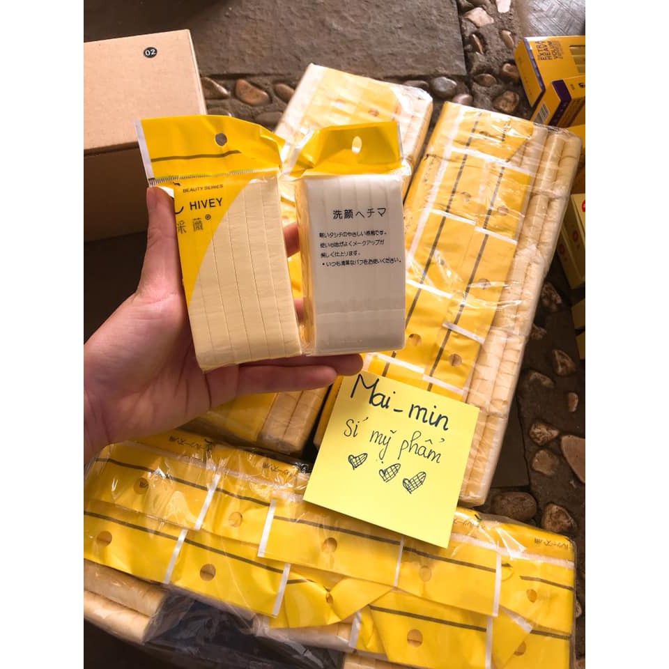 COMBO 12 Mút Rửa Mặt Dạng Nén