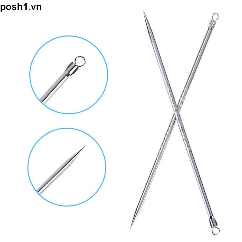 💖💖Kim hút mụn hai đầu bằng thép không gỉ / Kim bóp
