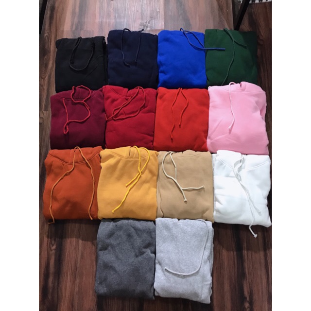Áo Hoodie nỉ bông Trơn Basic Unisex | BigBuy360 - bigbuy360.vn