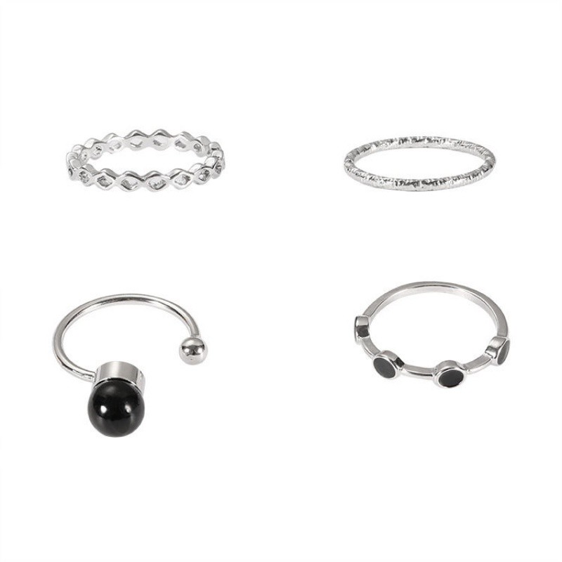 Set Nhẫn Phong Cách Hàn Quốc Xinh Xắn Cho Nữ