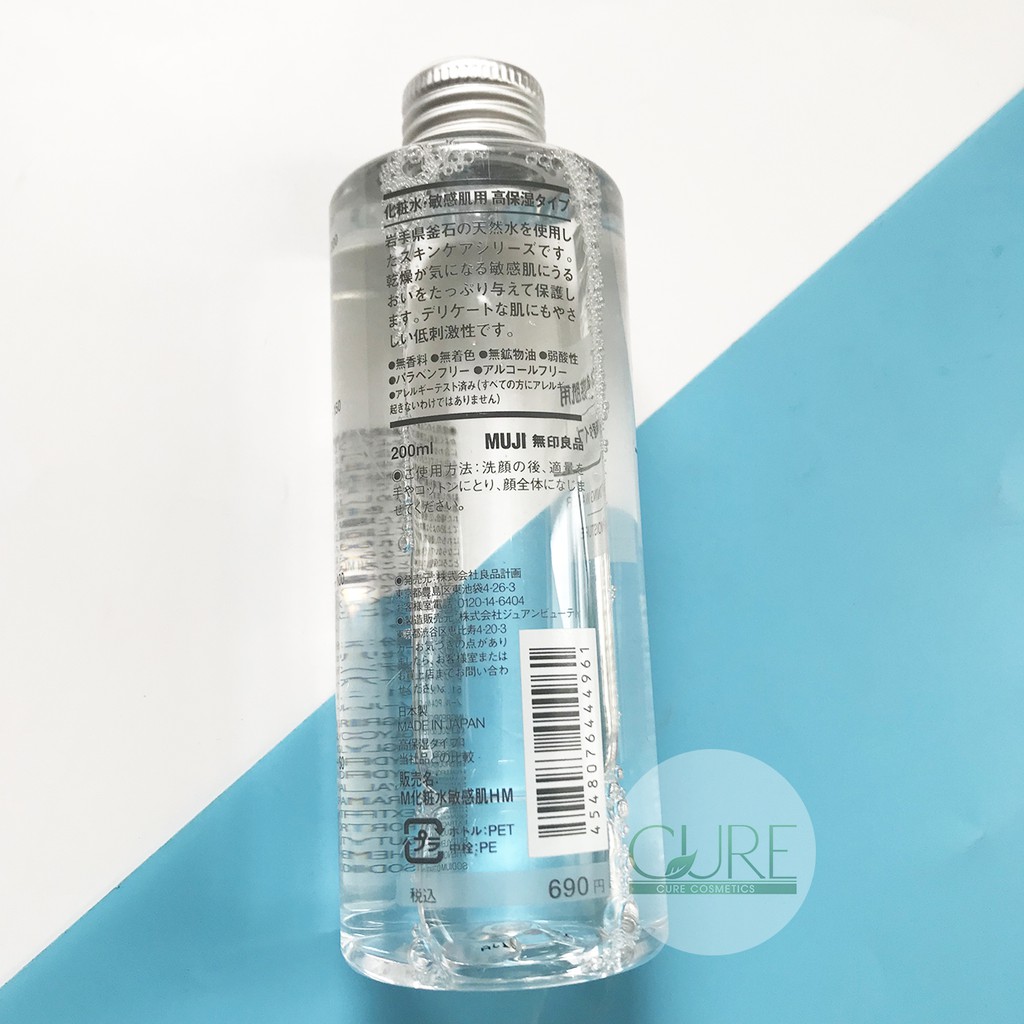 Nước hoa hồng Muji Light Toning Water High Moisture Toner