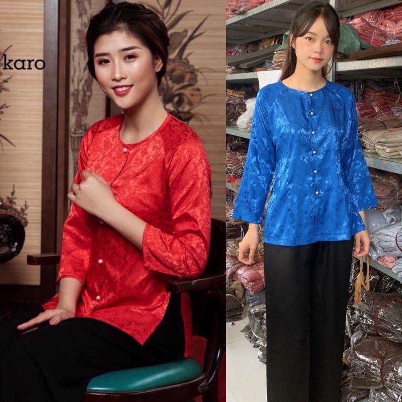 Đồ Lam Đi Chùa # Bà Ba Gấm Cao Cấp | BigBuy360 - bigbuy360.vn