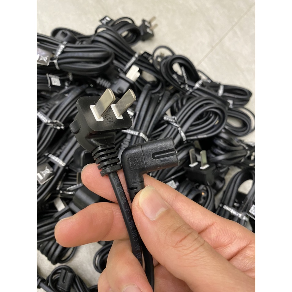 Dây nguồn số tám sam sung hãng I- SHENG 6A chân góc vuông