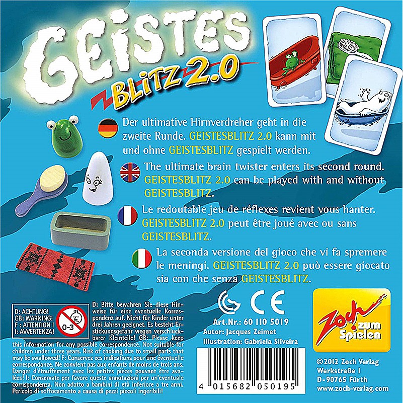 Bộ trò chơi Board Game Geistes Blitz 2.0 p2 tăng tính phản xạ cho người lớn và trẻ nhỏ