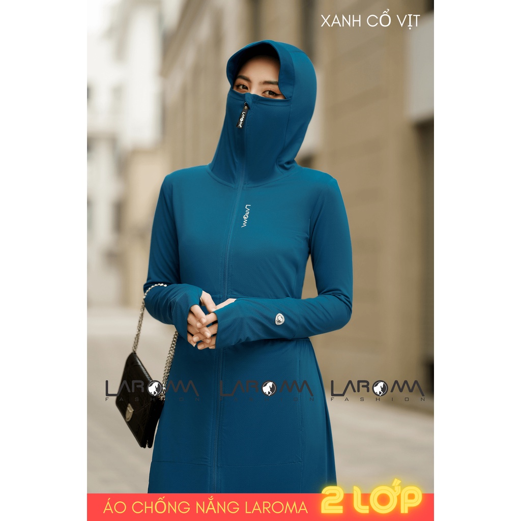 ⊙▲Choàng chống nắng nữ 2 lớp Laroma UPF50+ | Làm mát Kháng khuẩn Khử mùi | BigBuy360 - bigbuy360.vn