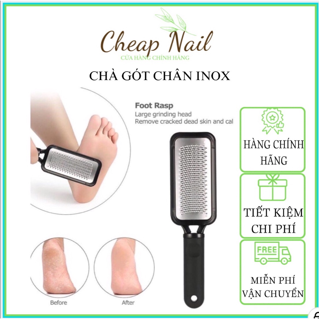 Chà gót chân inox