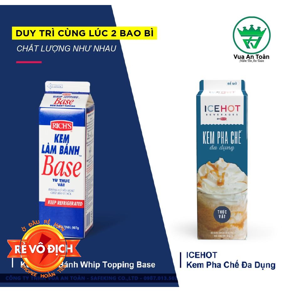 Kem Béo Topping Base (Rich's Gold Label) 907gram | BigBuy360 - bigbuy360.vn