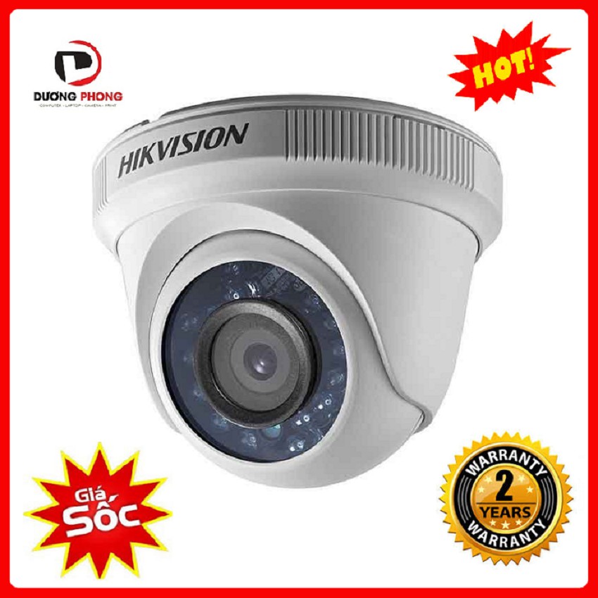 [GIÁ SỐC] CAMERA TVI HIKVISON 1.0 MB DS-2CE 56COT-IR Dome Chính Hãng