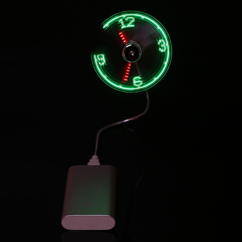 Nama Quạt Làm Mát Cổ Ngỗng Có Đèn Nhấp Nháy Chạy Điện USB Cho Văn Phòng