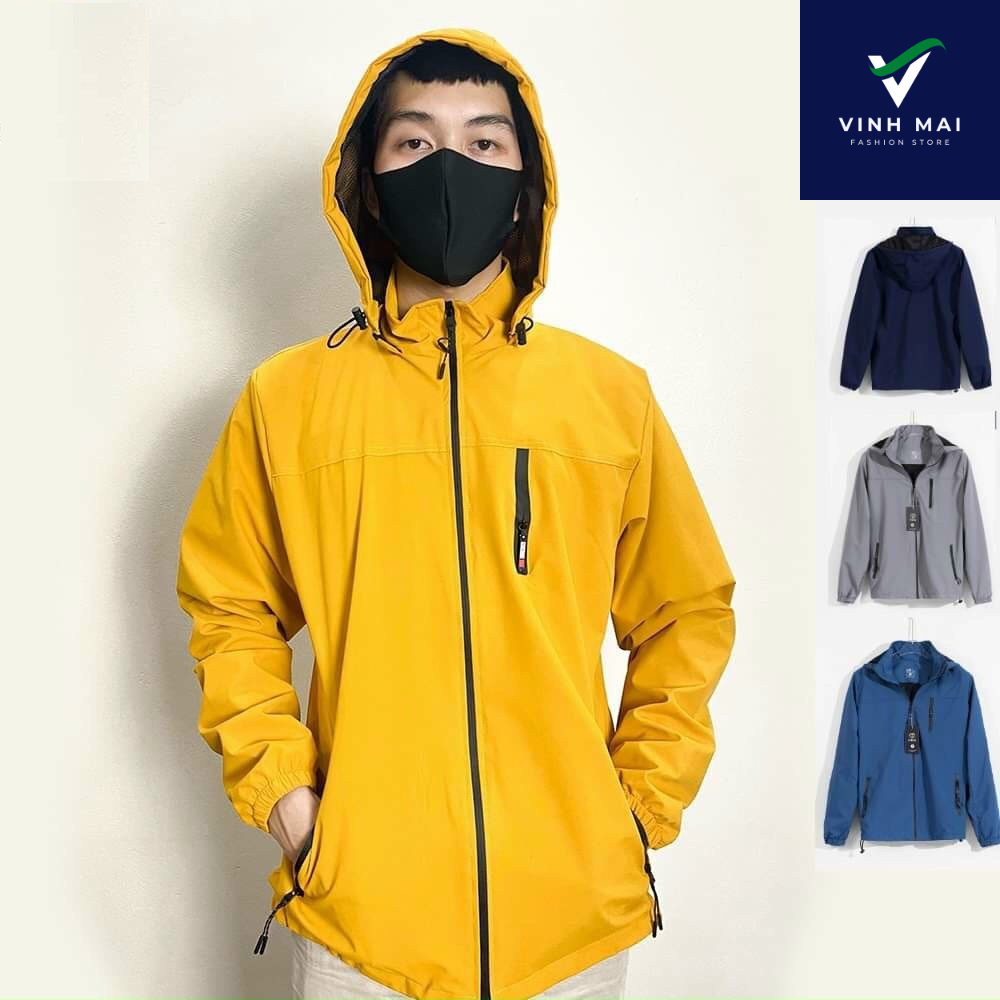 Áo khoác gió nam nữ tráng bạc chống thấm nước chống gió lạnh hiệu quả , áo gió 3 khoá lót lưới chất đẹp giữ ấm