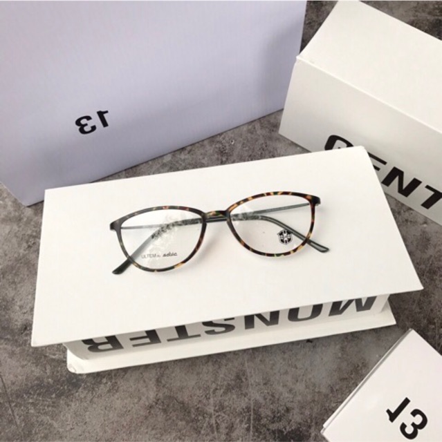 Kính BLSY ULTEM Mắt bầu nhỏ gọng kim loại cao cấp