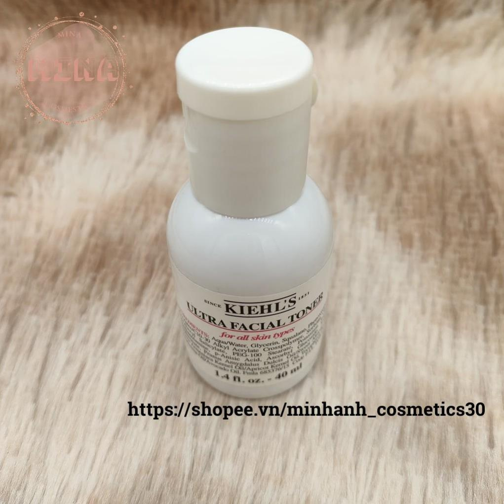 Toner cấp ẩm chuyên sâu Kiehls ultra facial mini 40ml