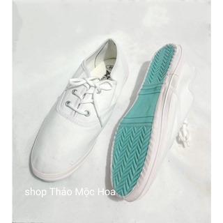 Giày nam nữ  giày Bata buộc dây đế mềm dẻo bền đẹp nên tắng 1 size so với giày hay đi bình thườngSHOP HQ..98 màu trắng