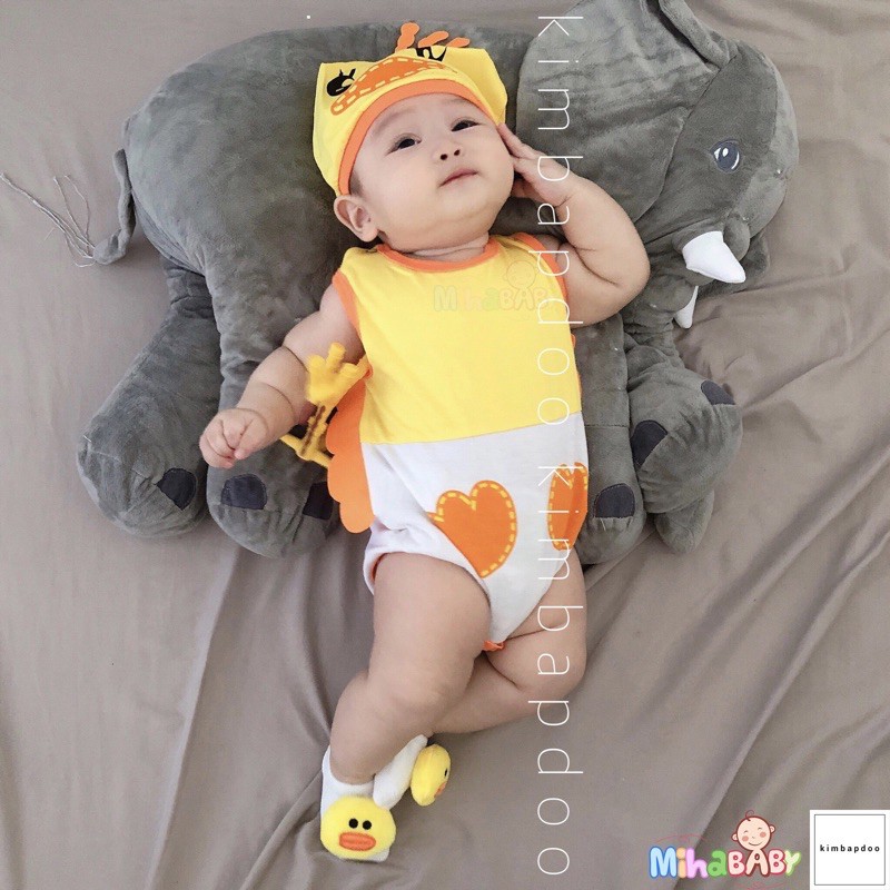 Body Chip nón hình Vịt cho bé đi chơi siêu yêu