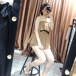 Jum voan lụa cúp ngực