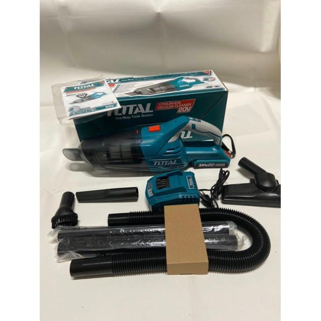 MÁY HÚT BỤI DÙNG PIN 20V TOTAL TVLI2001 [CHÍNH HÃNG] HÚT BỤI TOTAL DÙNG PIN [RẺ] MÁY HÚT BỤI INGCO DCA