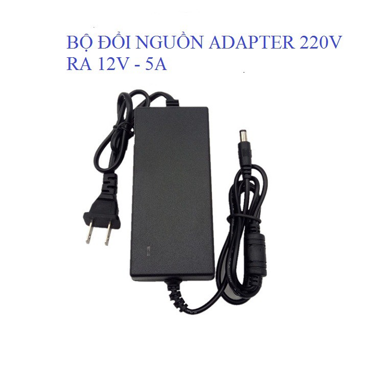 [Mã INCUBACK1416 hoàn 20K xu đơn 50K] Bộ chuyển đổi nguồn 220V sang 12V-5A