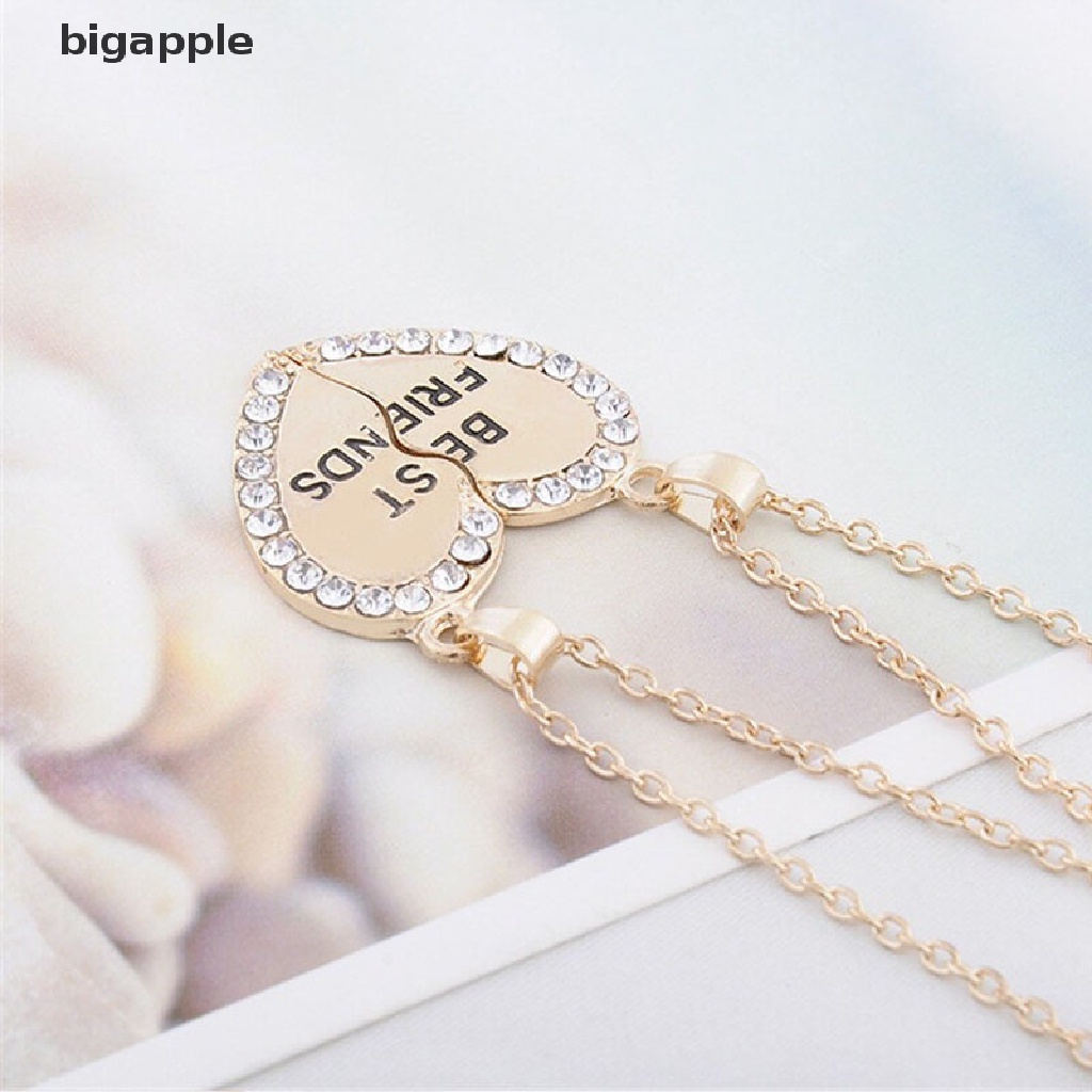 Vòng cổ Mặt Hình Trái Tim Khắc Chữ Best Friend Thời Trang Dành Cho Nữ